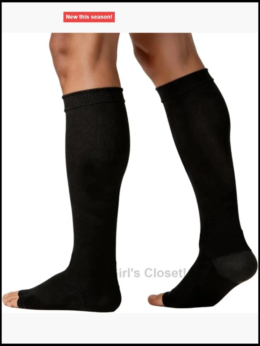 Compression Socks 20-30mmHg for Flying Work All-Day Comfort